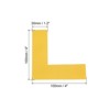 Unique Bargains L Shaped Floor Office Table Top Location Marking Corner 20 Pcs - 2 of 4