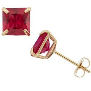 Designs By Gioelli 10K Gold Gemstone Stud Earrings - 1 of 2