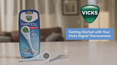 Vicks Speedread Digital Oral Thermometer with Fever Insight Technology, All  Ages, V912 