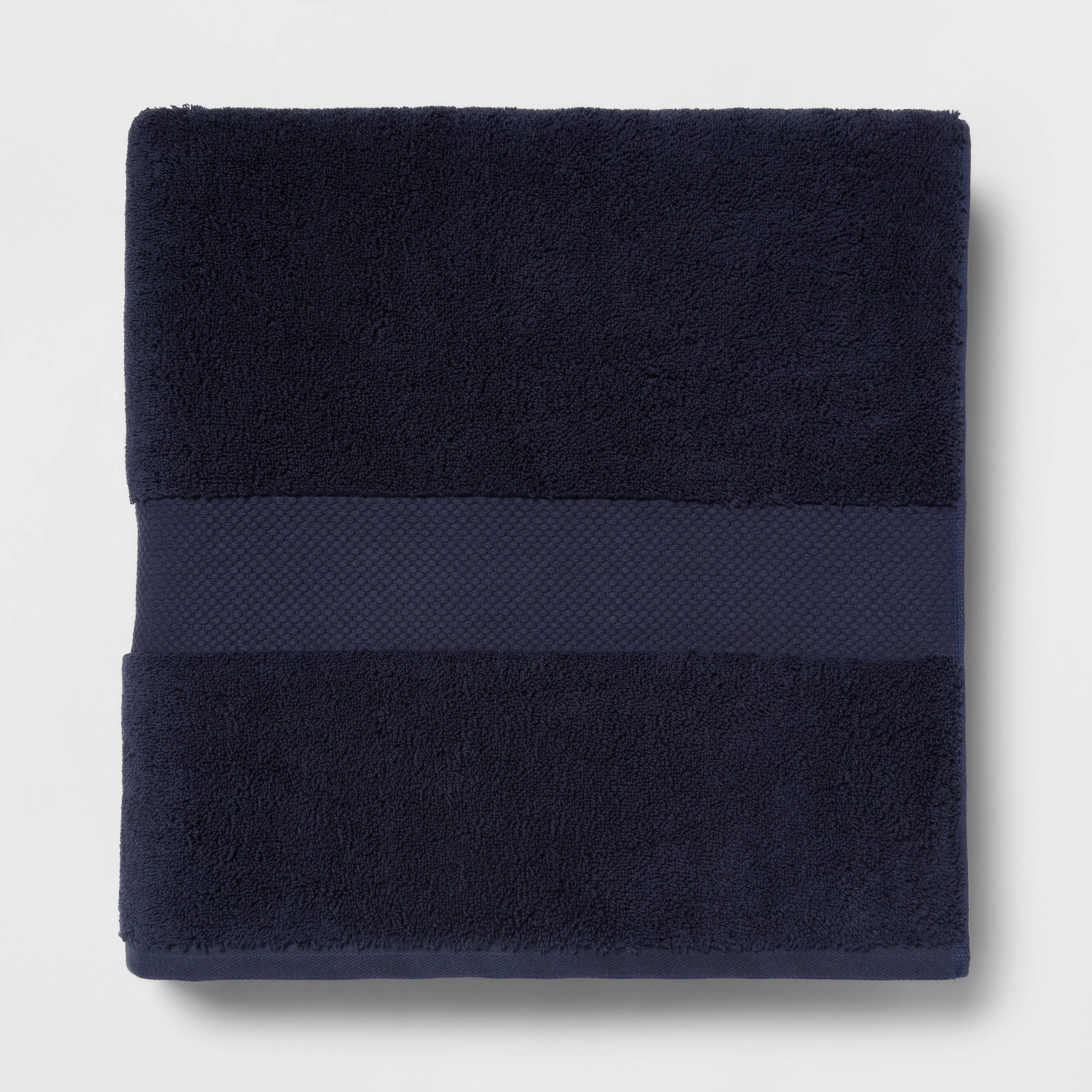 Performance Plus Oversized Bath Towel Navy - Threshold™