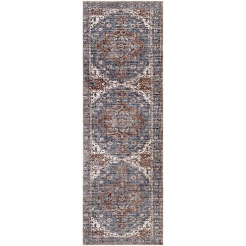 2'7"x8' Tahmis Traditional Machine Washable Rug Camel - Artistic Weavers: Chenille Flatweave Runner, Pet Friendly - image 1 of 4