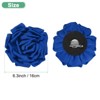 Unique Bargains Alloy Satin Fabric Big Rose Flower Dainty Brooches Pin 1 Pc - 3 of 4