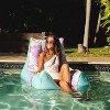 Big Joe Captain's Float No Inflation Needed Pool Lounger with Drink Holder, Quick Draining Fabric - 3 of 4