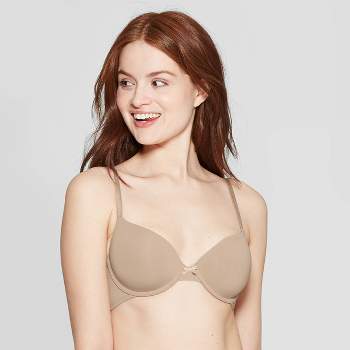 Women's Icon Full Coverage Lightly Lined T-shirt Bra - Auden™ Pearl Tan 34dd  : Target