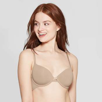 Women's Essential Comfort Wire Bra - Auden™ Beige 34c : Target