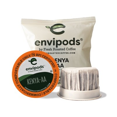 Fresh Roasted Coffee - Medium-Dark Roast Kenya AA Coffee - 36ct compostable envipods