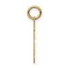 Black Bow Jewelry 14k Yellow Gold, Jersey Collection, Small Number 16 Pendant - 2 of 4