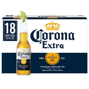 Corona Extra Lager Beer - 18pk/12 fl oz Bottles - 1 of 4