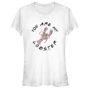 Juniors Womens Friends You Are My Lobster Quote T-Shirt - 1 of 3