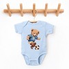 The Juniper Shop Watercolor Soccer Bear Baby Short Sleeve Bodysuit - 2 of 4