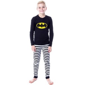 DC Comics Batman Classic Logo Tight Fit Cotton Matching Family Pajama Set - 1 of 4