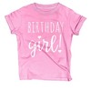 Lalo & Luna Happy Birthday T-Shirt (Girls 1 to 12) Sassy Kids Party Tee - Sweet Baby/Toddler Outfit - 2 of 4