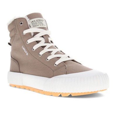 Levi's Womens Olivia Trek 2 Hightop Platform Sneaker Shoe, Tan, Size 11