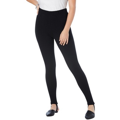 Women's plus shop size stirrup leggings