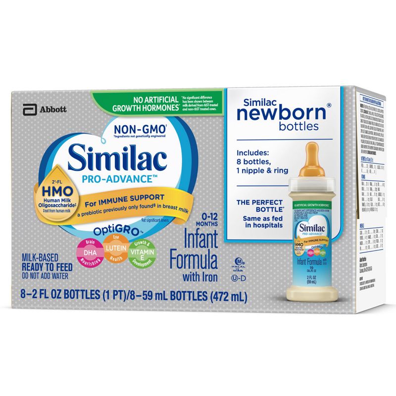 Similac Pro-Advance Non-GMO Infant Formula with Iron - 16 fl oz Total, 3 of 9