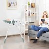 Foldable Baby High Chair with Adjustable Height, 5 Recline Positions & Removable Double Tray -Space-Saving Infant Highchair for Toddlers - 2 of 4