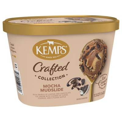 Kemps Crafted Collection Mocha Mudslide Ice Cream - 1.5qt