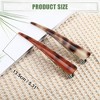 Unique Bargains Women's Metal Long Duckbill Hair Clips Red Coffee 5.31"x0.83"x1.18" 2 Pcs - 4 of 4