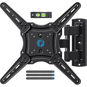 Pipishell Full Motion TV Wall Mount for 26-60" Flat/Curved TVs up to 77 lbs, Articulating Arms, Tilt, Swivel, Max VESA 400x400mm - 1 of 2