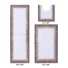 Torrent Collection 3 Piece 100% Soft Cotton Tufted Weave Bath Rug Set, Ombre Pattern, Super Soft & Absorbent, Machine Washable Bathroom Mats - 2 of 4