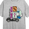 Monopoly Hustle For The Win Women's Gray Heather Crew Neck Short Sleeve Night Shirt - 2 of 2