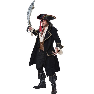 California Costumes Deluxe Pirate Captain Men's Costume