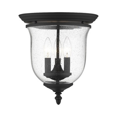 Livex Lighting Legacy 3 - Light Flush Mount in  Black