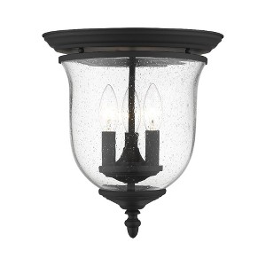 Livex Lighting Legacy 3 - Light Flush Mount in  Black - 1 of 1