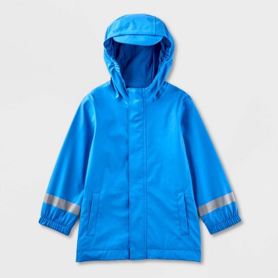 Baby blue rain store jacket