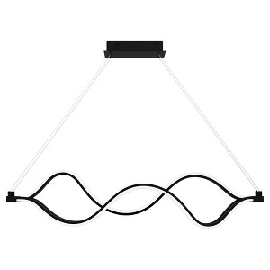 Quoizel Lighting Bleecker 1 - Light Chandelier in  Matte Black - 1 of 4