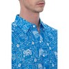LA LEELA Mens Hawaiian Shirts Short Sleeve Button Down Shirt Men's 4th of July Patriotic Shirts Beach Party Shirts for Men - 4 of 4