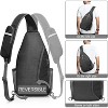 Everyday Carry Sling Bag with RFID Protection, Lightweight Anti-Theft Crossbody Backpack for Hiking, Travel - 3 of 4