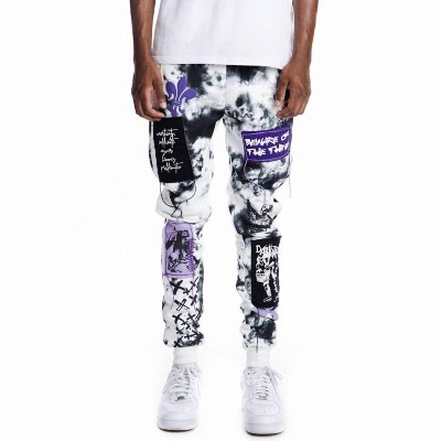 MEN'S GOTHIC FASHION FLEECE JOGGER - Smoke Rise