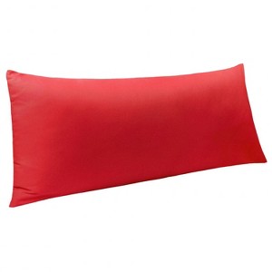 Brushed Microfiber Body Pillowcase, Super Soft Body Pillow Cover with Envelope Closure, 20x54 Inches - NTBAY - 1 of 4