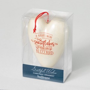 Blizzard Heart Gift Ornament Multicolor 5"H - 1 of 3