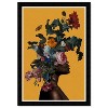 Wynwood Studio 15" x 21" Flower Mind Modern Surrealism I Framed Wall Art Print Pink : Contemporary Digital Art Poster - 3 of 4