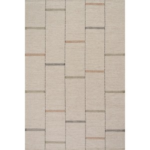 Carmeon Hamilton Shiloh Bohemian Striped Wool Rug - 1 of 4