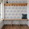 Tempaper & Co. 28 sq ft Stamped Palm Peel and Stick Blue Wallpaper Blue - 2 of 4