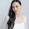 Gwyneth Toggle Necklace in Gold, Rose Gold, Silver - Honeycat - 4 of 4