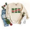 Simply Sage Market Women's Graphic Sweatshirt Ho Ho Ho Wavy Puff Print - 3 of 4