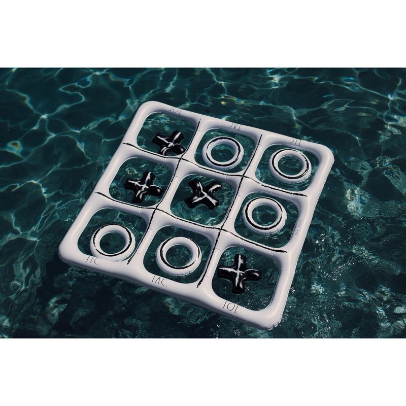 CocoNut Outdoor Rae Dunn Floating Tic Tac Toe Pool Game 40" x 40", 2 of 7