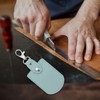 Unique Bargains DIY Office Car PU Leather Key Fobs 2 Pcs - 3 of 4