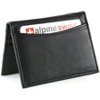 Alpine Swiss Thin Front Pocket Wallet Business Card Case 2 ID Window 6 Card Slot - 3 of 4