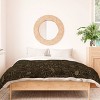 Deny Designs 3pc Full/Queen Iveta Abolina Mushrooms Dark Brown Duvet Cover Bedding Set - 2 of 4