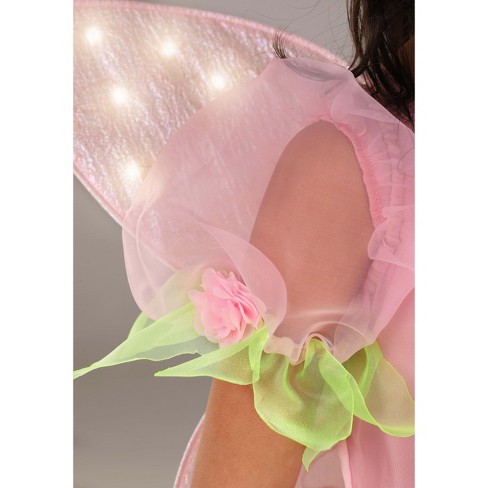 HalloweenCostumes.com Deluxe Rose Fairy Costume for Girls | Fairy Tale Costumes - image 1 of 4