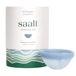 Saalt Reusable Menstrual Disc - Coastal Blue - Regular