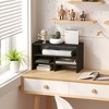 HOMLUX Desk Bookshelf Desktop Storage Organizer Display Shelf Rack Kitchen Dorm Office - 2 of 4