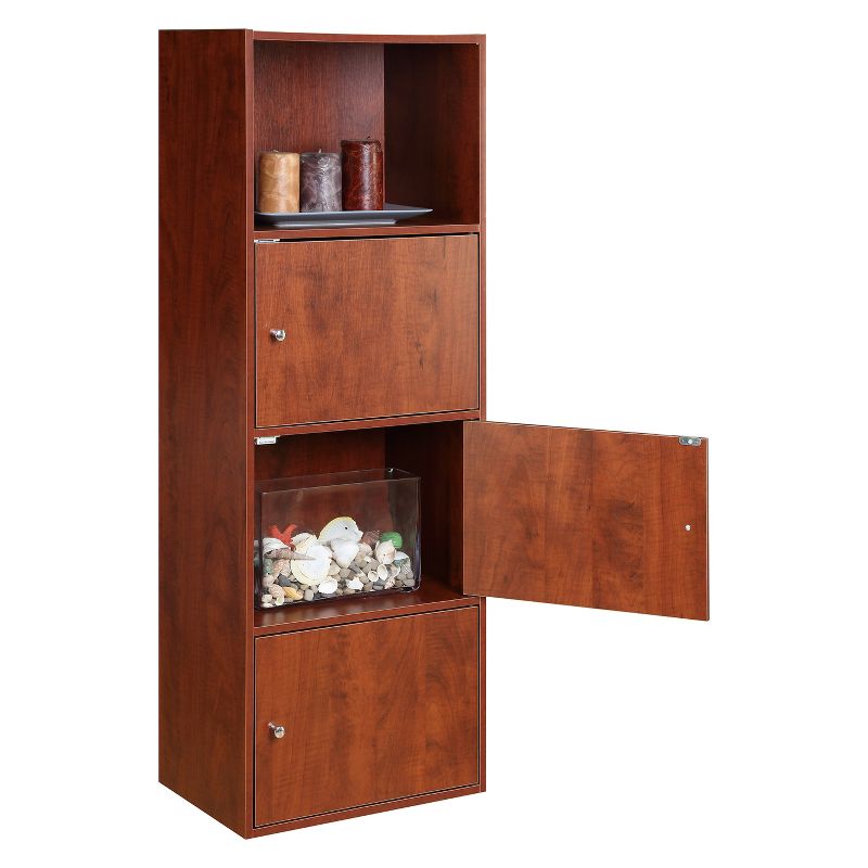 Breighton Home VersaStorage Tri-Door Cabinet with Cubby Storage and Shelf, 3 of 5