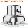 Coucheta 2400CFM Upblast Roof Exhaust Fan, High-Speed Direct Drive, Upgraded Motor, 27.36" Fan Base, Silent Operation & Weather-Resistant Design - 2 of 4