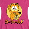 Girls' - Garfield - Lucky Cat Fit & Flair Cap Sleeve Dress - image 2 of 2